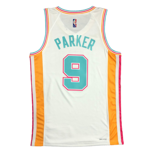 Tony Parker #9 San Antonio Spurs Jersey Swingman 2021-22 White-City Edition Tony Parker #9 San Antonio Spurs Jersey Swingman 2021-22 White-City Edition