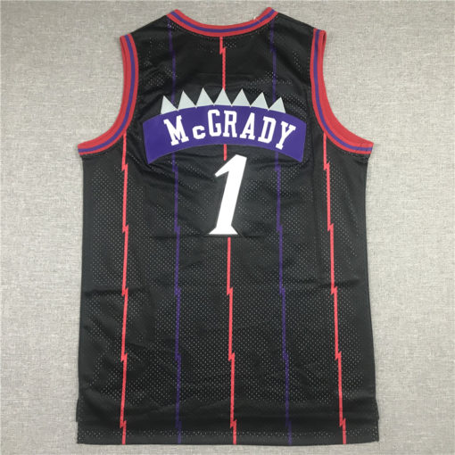 Tracy McGrady 1 Toronto Raptors Hardwood Classics Black Jersey Tracy McGrady 1 Toronto Raptors Hardwood Classics Black Jersey
