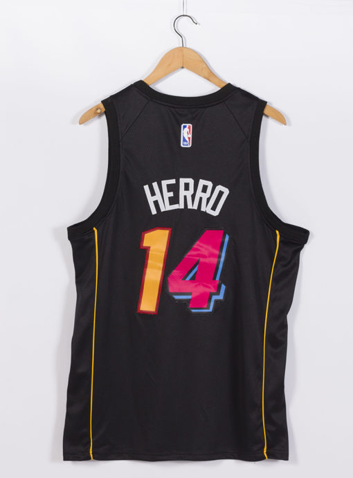Tyler Herro 14 Miami Heat 2021-22 City Edition Black Swingman Jersey Tyler Herro 14 Miami Heat 2021-22 City Edition Black Swingman Jersey