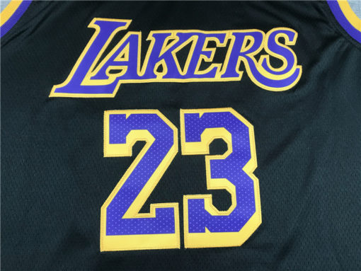 LeBron James 23 Los Angeles Lakers 2021 Black Earned Edition Jersey LeBron James 23 Los Angeles Lakers 2021 Black Earned Edition Jersey
