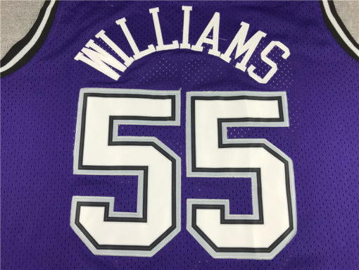 Jason Williams 55 Sacramento Kings 1998-99 Alternate Purple Jersey Jason Williams 55 Sacramento Kings 1998-99 Alternate Purple Jersey