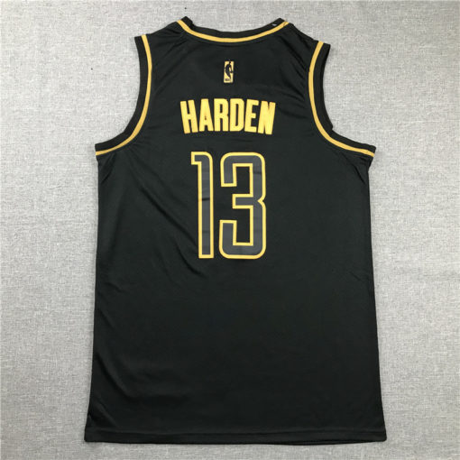 James Harden 13 Brooklyn Nets 2020 Golden Edition Limited Black Jersey James Harden 13 Brooklyn Nets 2020 Golden Edition Limited Black Jersey
