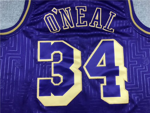 Shaquille O’Neal 34 Los Angeles Lakers Purple Year Of The Rat Limited Edition Jersey Shaquille O’Neal 34 Los Angeles Lakers Purple Year Of The Rat Limited Edition Jersey
