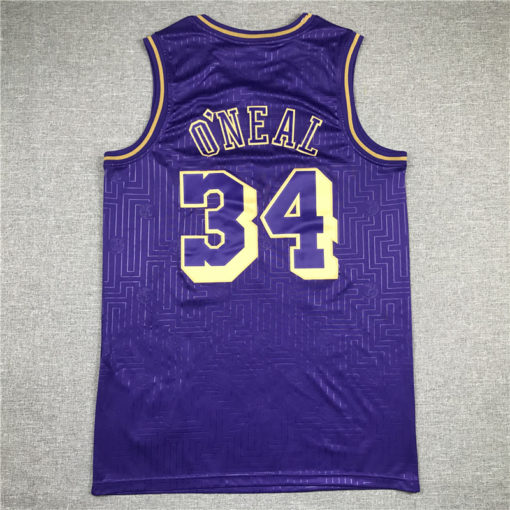 Shaquille O’Neal 34 Los Angeles Lakers Purple Year Of The Rat Limited Edition Jersey Shaquille O’Neal 34 Los Angeles Lakers Purple Year Of The Rat Limited Edition Jersey