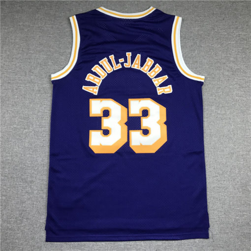Abdul-Jabbar 33 Los Angeles Lakers Kareem Purple M&N Jersey Abdul-Jabbar 33 Los Angeles Lakers Kareem Purple M&N Jersey