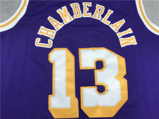 Wilt Chamberlain 13 Los Angeles Lakers Purple Swingman Jersey Wilt Chamberlain 13 Los Angeles Lakers Purple Swingman Jersey