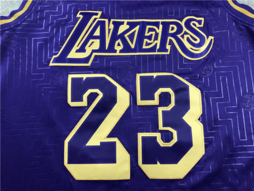 LeBron James 23 Los Angeles Lakers Purple Year Of The Rat Limited Edition Jersey LeBron James 23 Los Angeles Lakers Purple Year Of The Rat Limited Edition Jersey