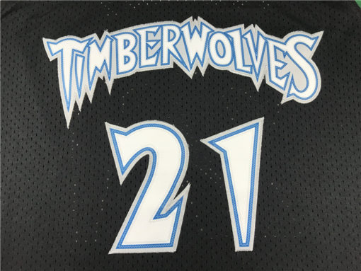 Kevin Garnett 21 Minnesota Timberwolves Retro Black Jersey Kevin Garnett 21 Minnesota Timberwolves Retro Black Jersey