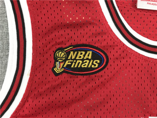 Michael Jordan 23 Bulls Red 1997-98 Finals Hardwood Classics Jersey Michael Jordan 23 Bulls Red 1997-98 Finals Hardwood Classics Jersey