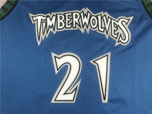 Kevin Garnett 21 Minnesota Timberwolves Retro Blue Jersey Kevin Garnett 21 Minnesota Timberwolves Retro Blue Jersey