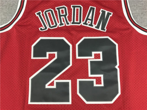Michael Jordan 23 NBA Finals 96-97 Red Away Jersey Michael Jordan 23 NBA Finals 96-97 Red Away Jersey