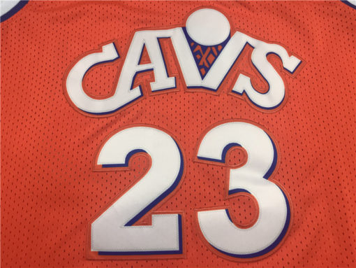 LeBron James 23 Cleveland Cavaliers Orange Hardwood Classics Swingman Jersey LeBron James 23 Cleveland Cavaliers Orange Hardwood Classics Swingman Jersey
