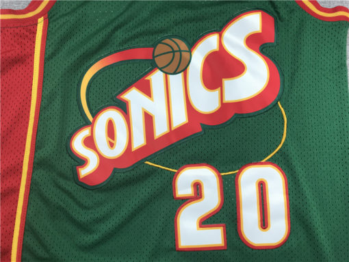 Gary Payton 20 Seattle Supersonics M&N Green HWC Jersey Gary Payton 20 Seattle Supersonics M&N Green HWC Jersey