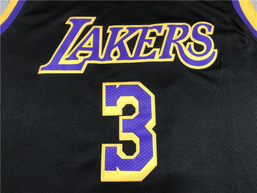 Anthony Davis 3 Los Angeles Lakers 2021 Black Earned Edition Jersey Anthony Davis 3 Los Angeles Lakers 2021 Black Earned Edition Jersey