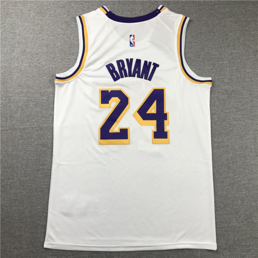 Kobe Bryant 24 Los Angeles Lakers 2020 Association Edition White Jersey KB Path Kobe Bryant 24 Los Angeles Lakers 2020 Association Edition White Jersey KB Path