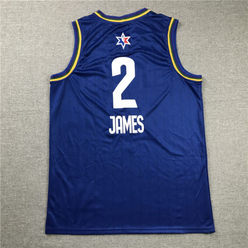 LeBron James 2 All-Star Game 2020 Blue Swingman Jersey LeBron James 2 All-Star Game 2020 Blue Swingman Jersey