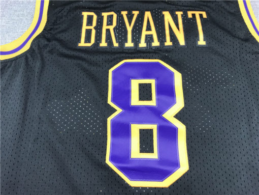 Kobe Bryant 8 Los Angeles Lakers M&N 1996-97 Black Jersey Kobe Bryant 8 Los Angeles Lakers M&N 1996-97 Black Jersey