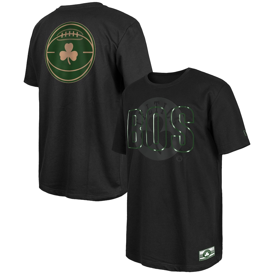 Men's Boston Celtics Black 2023/24 City Edition Elite Pack T-Shirt Men's Boston Celtics Black 2023/24 City Edition Elite Pack T-Shirt
