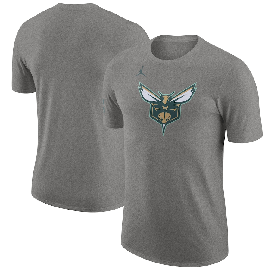 Men's Charlotte Hornets Charcoal 2023/24 City Edition Essential Warmup Nike T-Shirt Men's Charlotte Hornets Charcoal 2023/24 City Edition Essential Warmup Nike T-Shirt