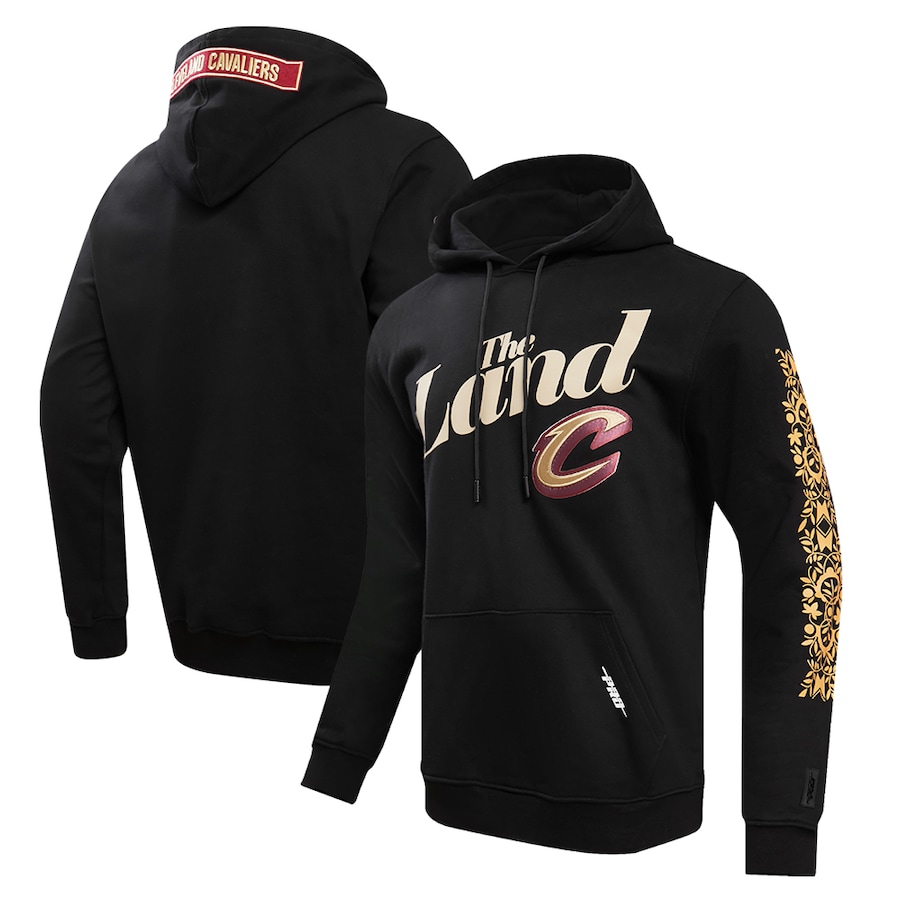 Men's Cleveland Cavaliers Black 2023/24 City Edition Pro Standard Pullover Hoodie Men's Cleveland Cavaliers Black 2023/24 City Edition Pro Standard Pullover Hoodie