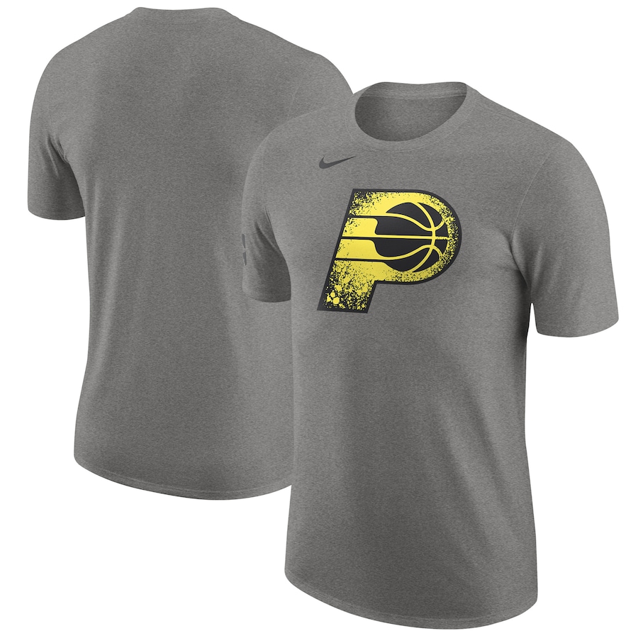 Men's Indiana Pacers Charcoal 2023/24 City Edition Essential Warmup Nike T-Shirt