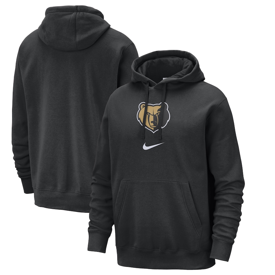 Men's Memphis Grizzlies Black 2023/24 City Edition Essential Club Nike Pullover Hoodie