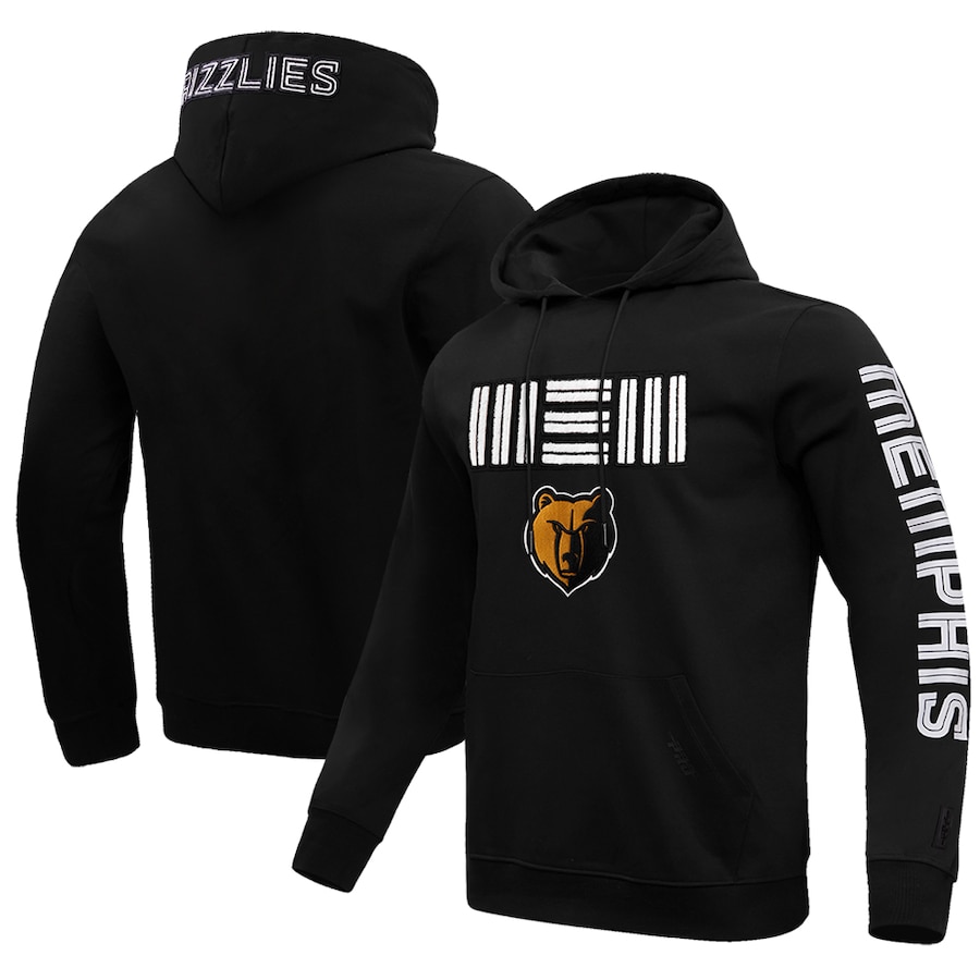 Men's Memphis Grizzlies Black 2023/24 City Edition Pro Standard Pullover Hoodie