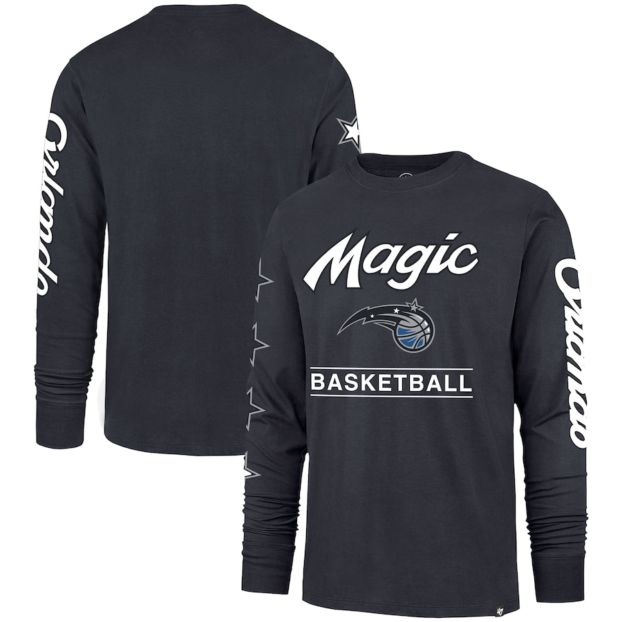 Men's Orlando Magic '47 Charcoal 2023/24 City Edition Triplet Franklin Long Sleeve T-Shirt