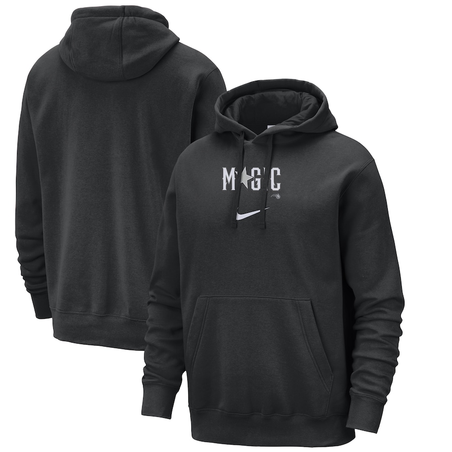 Men's Orlando Magic Black 2023/24 City Edition Essential Club Nike Pullover Hoodie