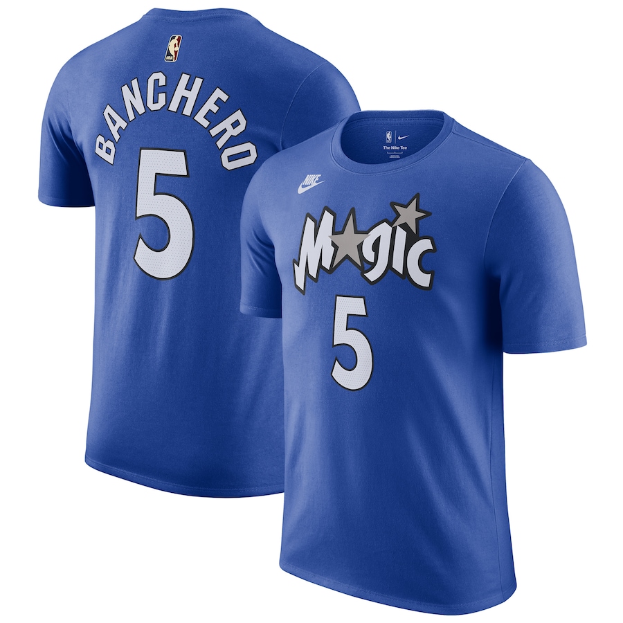 Men's Orlando Magic Paolo Banchero Blue 2023/24 Classic Edition Nike T-Shirt