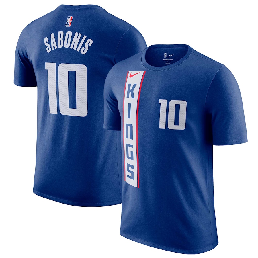 Men's Sacramento Kings Domantas Sabonis Blue 2023/24 City Edition Nike T-Shirt