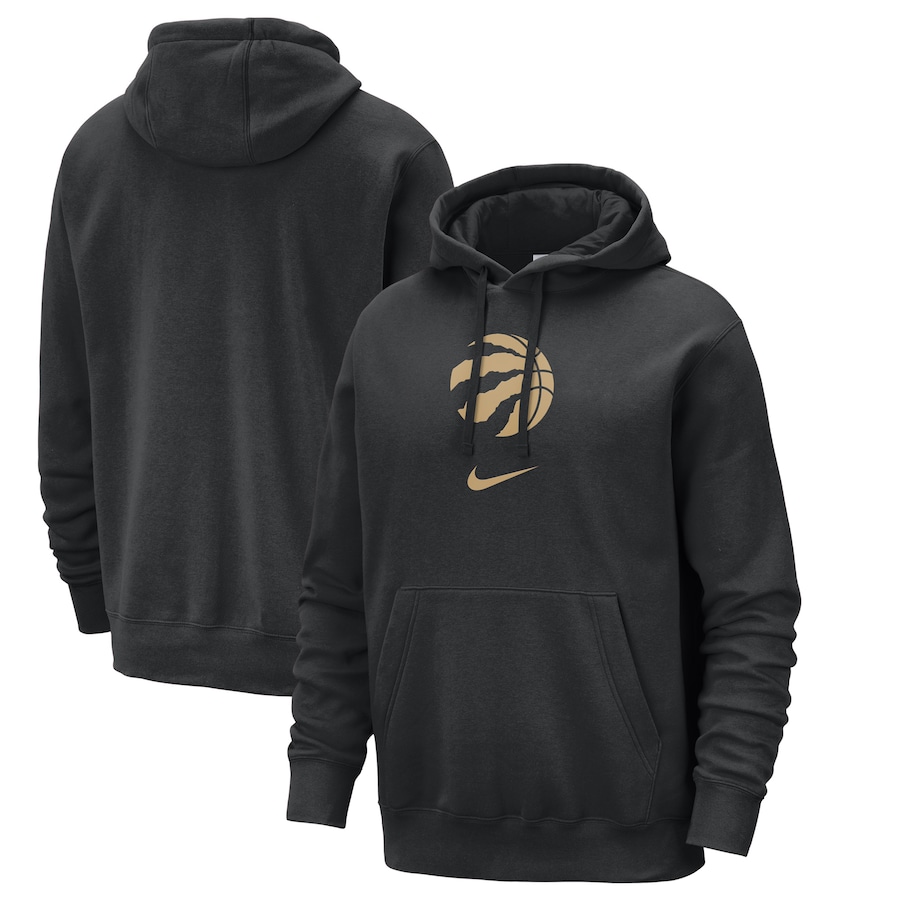 Men's Toronto Raptors Black 2023/24 City Edition Essential Club Nike Pullover Hoodie
