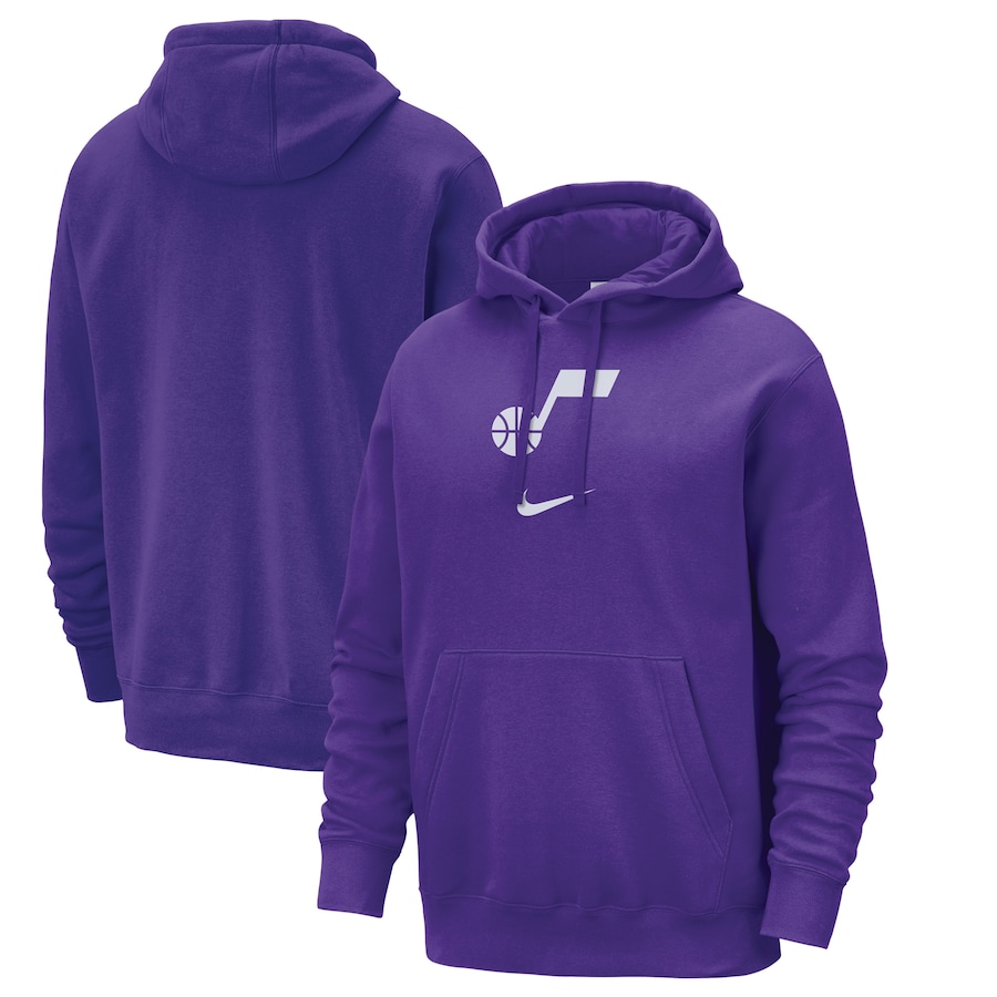 Men's Utah Jazz Purple 2023/24 City Edition Essential Club Nike Pullover Hoodie