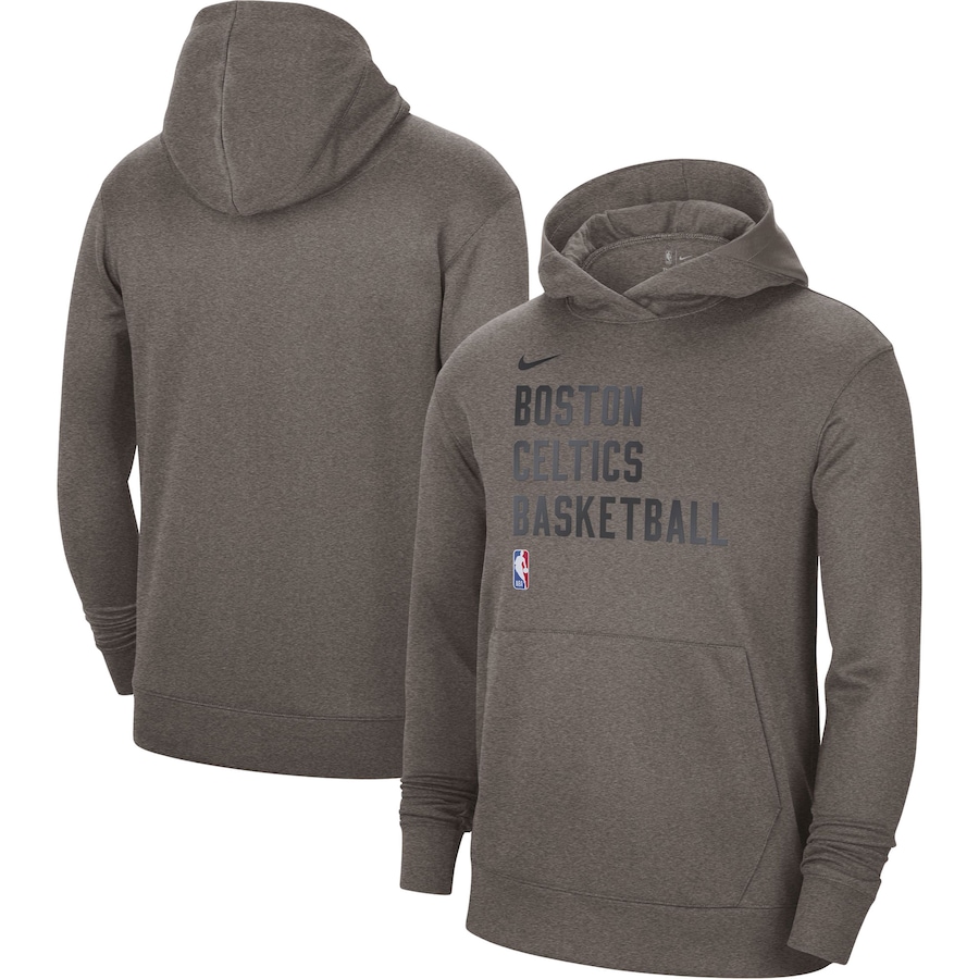 Women's Boston Celtics Heather Gray 2023/24 Performance Spotlight On-Court Practice Nike Pullover Hoodie Women's Boston Celtics Heather Gray 2023/24 Performance Spotlight On-Court Practice Nike Pullover Hoodie