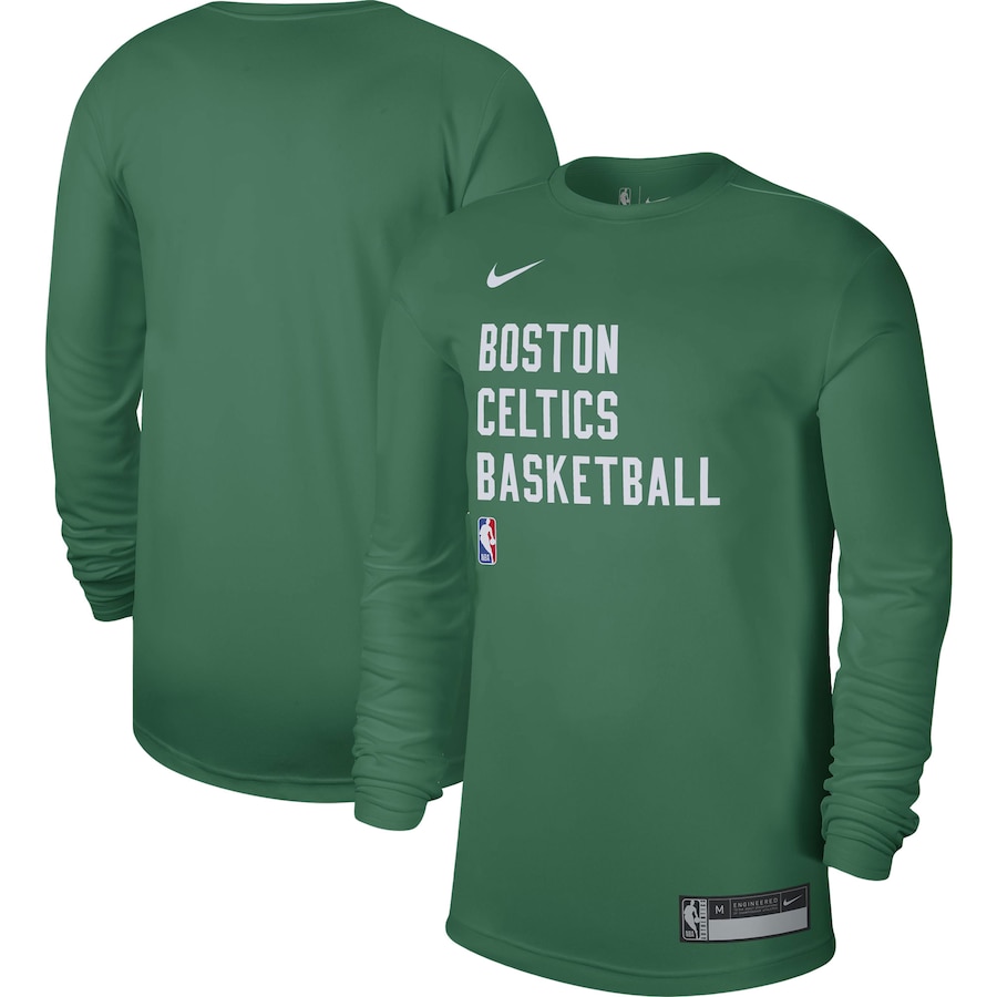 Women's Boston Celtics Kelly Green 2023/24 Legend On-Court Practice Long Sleeve Nike T-Shirt Women's Boston Celtics Kelly Green 2023/24 Legend On-Court Practice Long Sleeve Nike T-Shirt