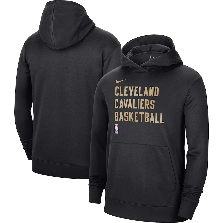 Women's Cleveland Cavaliers Black 2023/24 Performance Spotlight On-Court Practice Nike Pullover Hoodie Women's Cleveland Cavaliers Black 2023/24 Performance Spotlight On-Court Practice Nike Pullover Hoodie