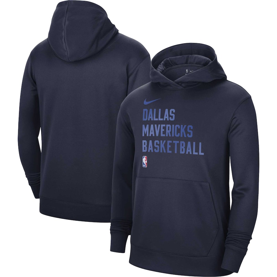 Women's Dallas Mavericks Navy 2023/24 Performance Spotlight On-Court Practice Nike Pullover Hoodie Women's Dallas Mavericks Navy 2023/24 Performance Spotlight On-Court Practice Nike Pullover Hoodie