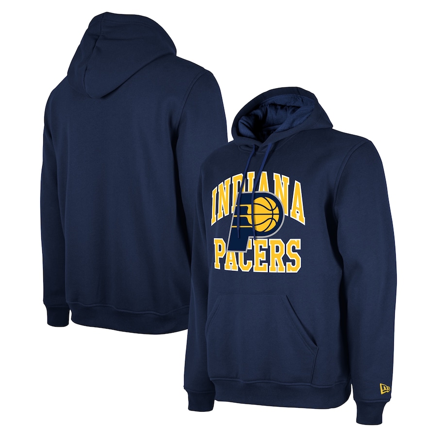 Men's Indiana Pacers Navy 2023/24 Season Tip-Off Edition New Era Pullover Hoodie Men's Indiana Pacers Navy 2023/24 Season Tip-Off Edition New Era Pullover Hoodie
