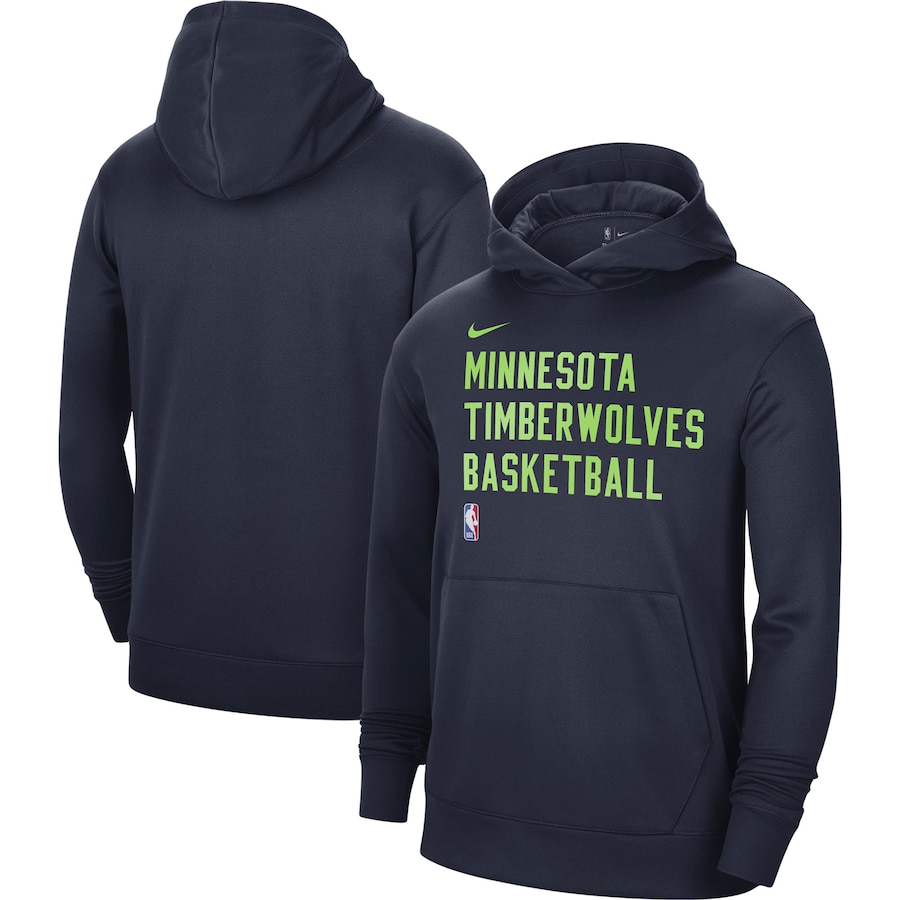 Men's Minnesota Timberwolves Navy 2023/24 Performance Spotlight On-Court Practice Nike Pullover Hoodie Men's Minnesota Timberwolves Navy 2023/24 Performance Spotlight On-Court Practice Nike Pullover Hoodie
