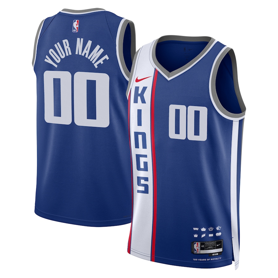 Men's Sacramento Kings Blue Custom Swingman 2023/24 City Edition Nike Jersey
