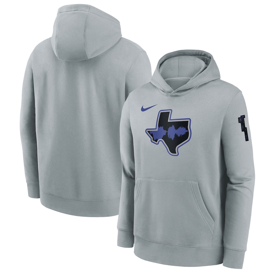 Child's Dallas Mavericks Silver 2023/24 City Edition Courtside Nike Pullover Hoodie Child's Dallas Mavericks Silver 2023/24 City Edition Courtside Nike Pullover Hoodie