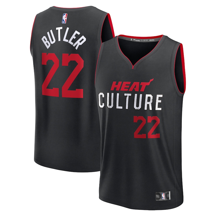 Child's Miami Heat Jimmy Butler Black Fast Break 2023/24 City Edition Jersey