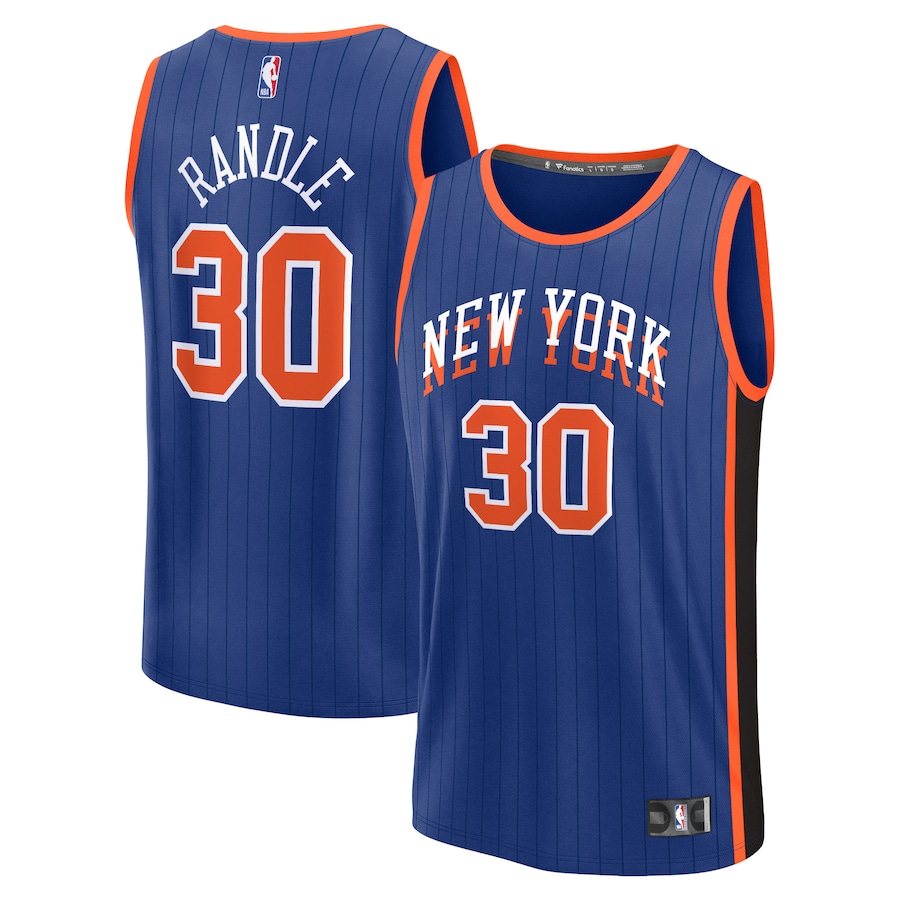 Child's New York Knicks Julius Randle Blue Fast Break 2023/24 City Edition Jersey