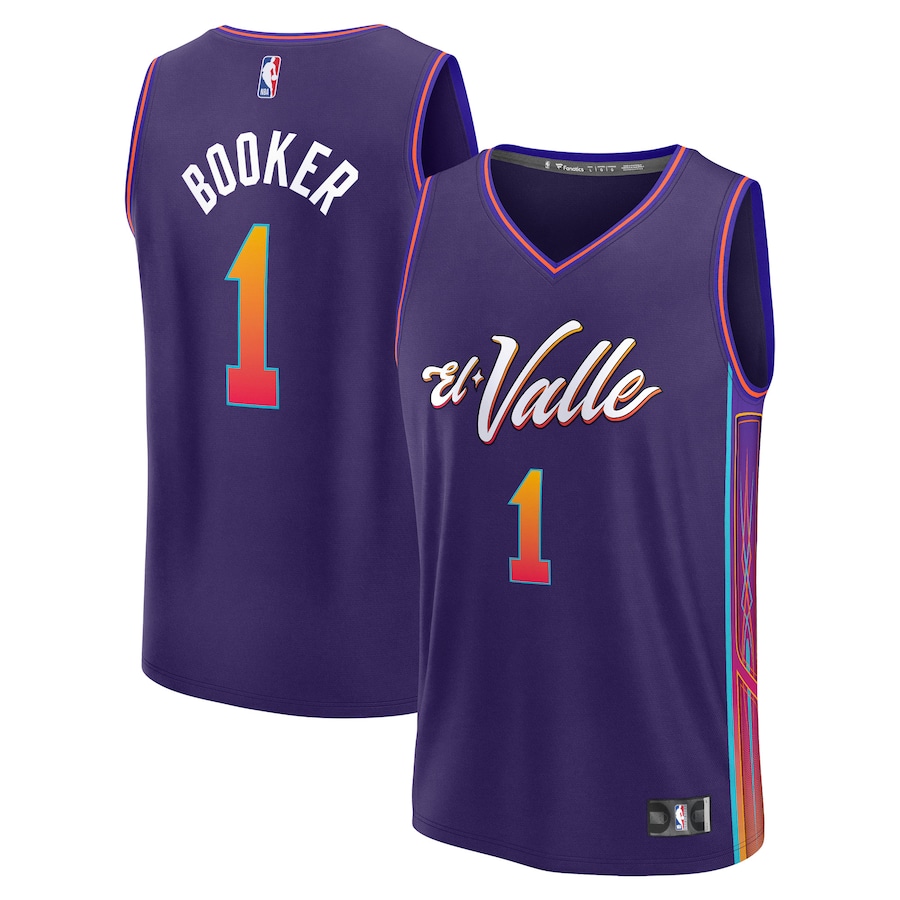 Child's Phoenix Suns Devin Booker Purple Fast Break 2023/24 City Edition Jersey