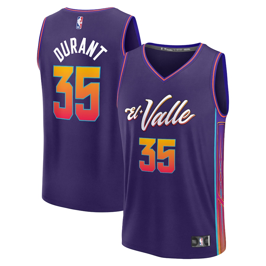 Child's Phoenix Suns Kevin Durant Purple Fast Break 2023/24 City Edition Jersey