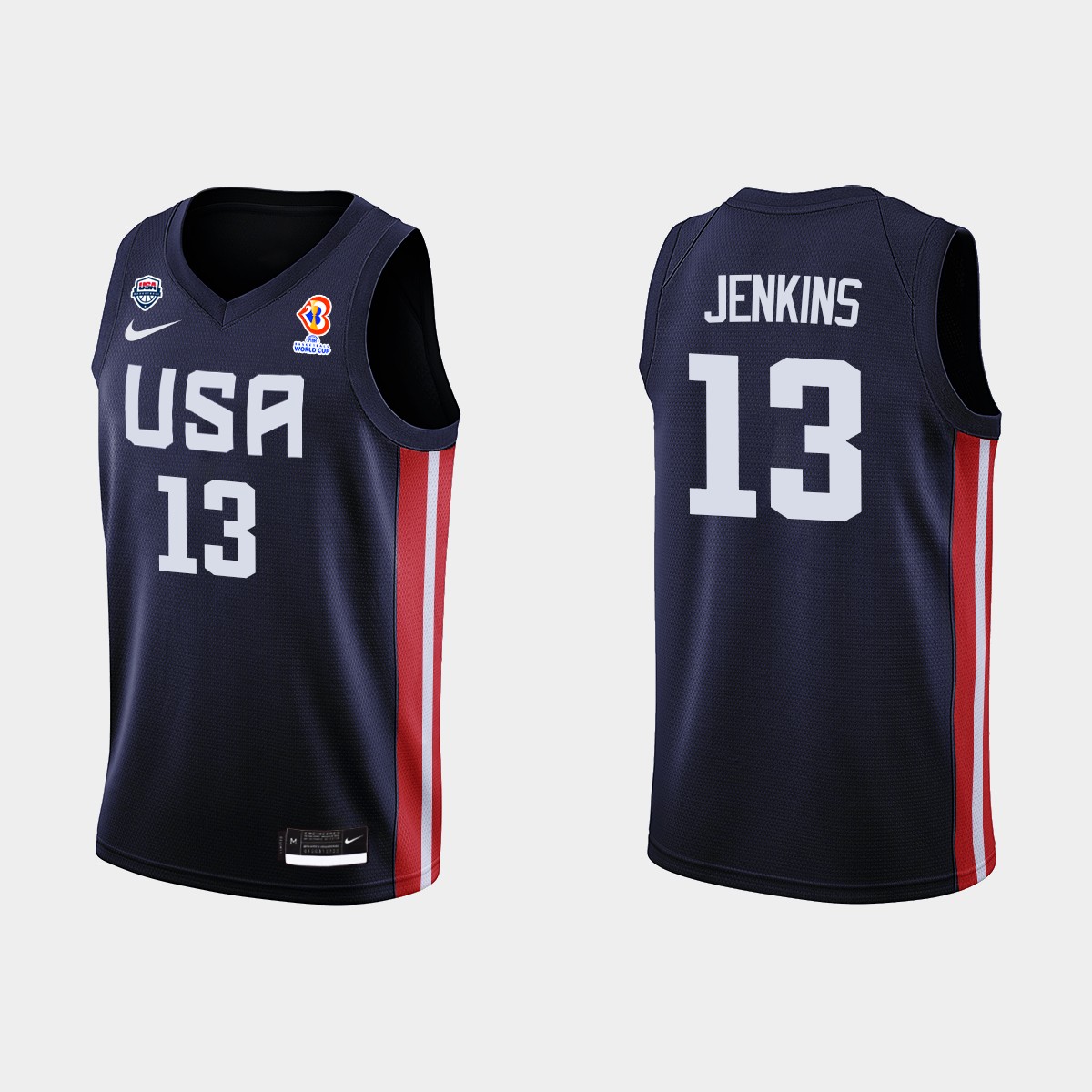 FIBA John Jenkins 2023 FIBA Basketball World Cup Navy Jersey
