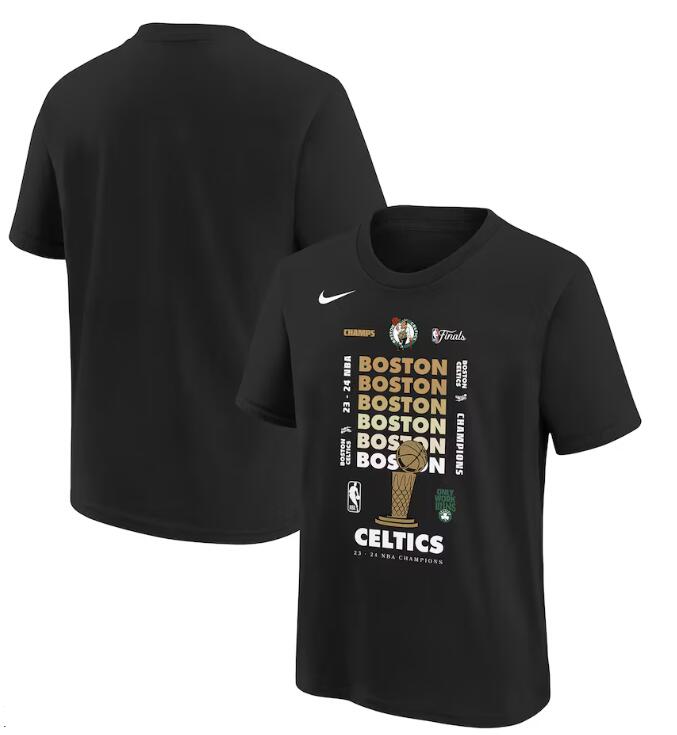 Unisex Boston Celtics Jaylen Brown Stadium Essentials Black 2024 NBA Finals Champions Crossroads T-Shirt