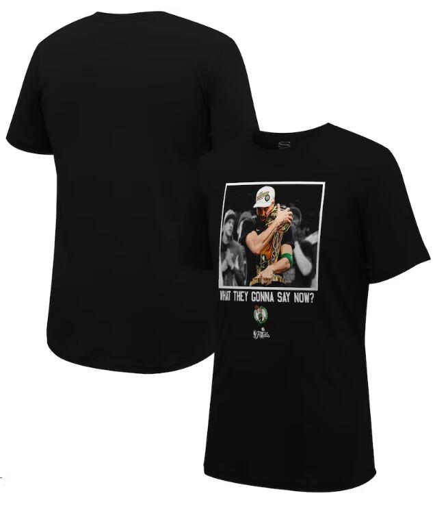 Unisex Boston Celtics Jayson Tatum Stadium Essentials Black 2024 NBA Finals Champions Quote T-Shirt
