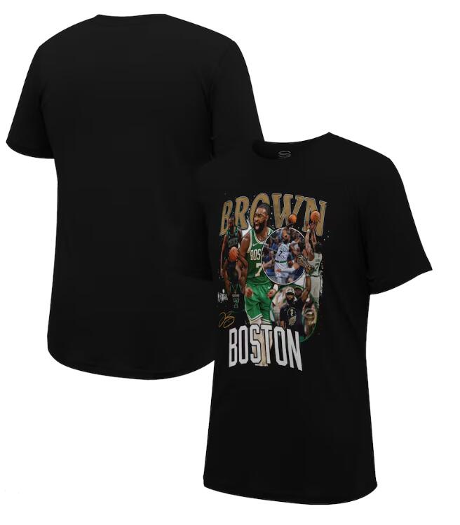 Youth Boston Celtics Nike Black 2024 NBA Finals Champions Expressive T-Shirt