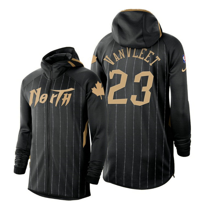 2019-20 Toronto Raptors Earned Edition Fred VanVleet Black Showtime Hoodie 2019-20 Toronto Raptors Earned Edition Fred VanVleet Black Showtime Hoodie